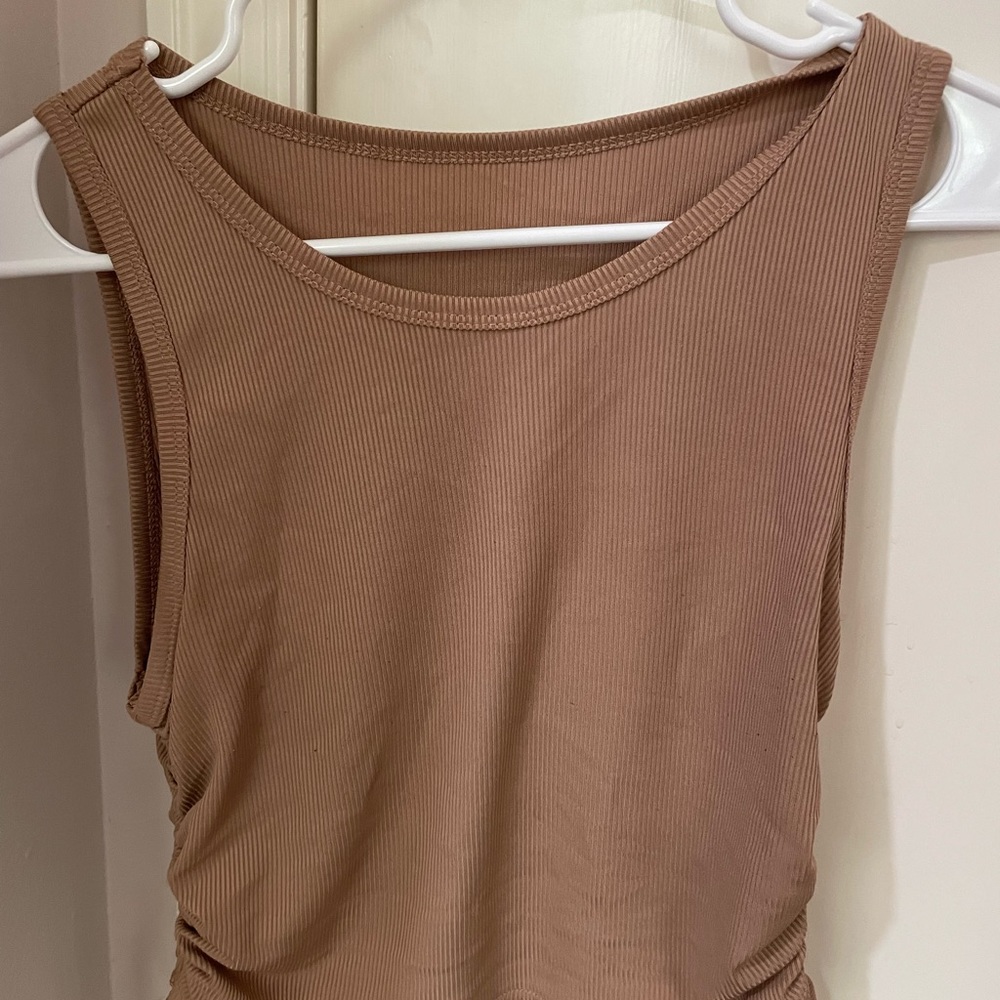 shein cinched crop tank